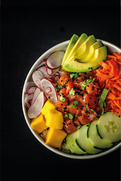 poke saumon Poke saumon miss fish