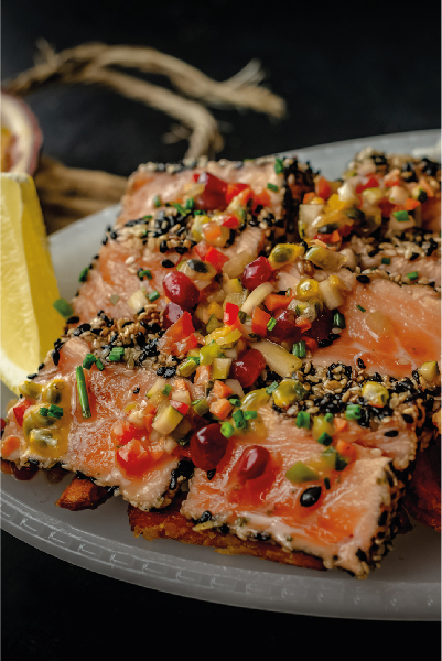 tataki de saumon tataki de saumon